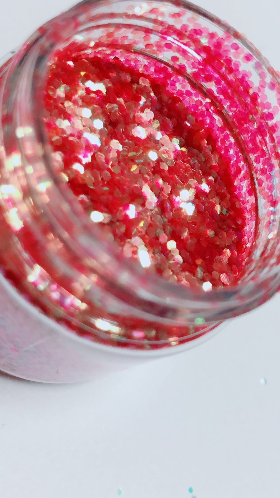 Inked Doll Cosmetics - CHERRY BOMB! Chunky Iridescent Glamdoll Glitter