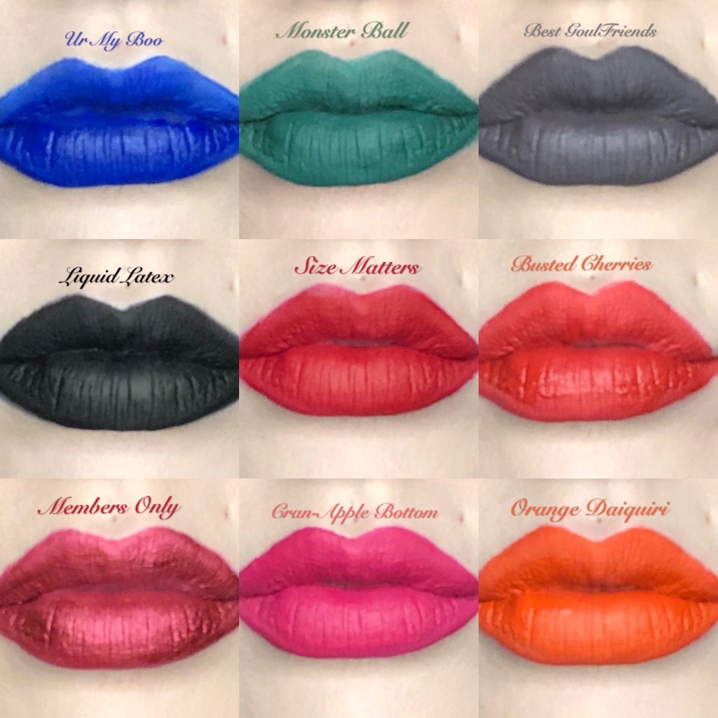 Inked Doll Cosmetics - The "BLUES/GREEN!!" DOLLICIOUS MATTE Vegan Liquid Lipstick