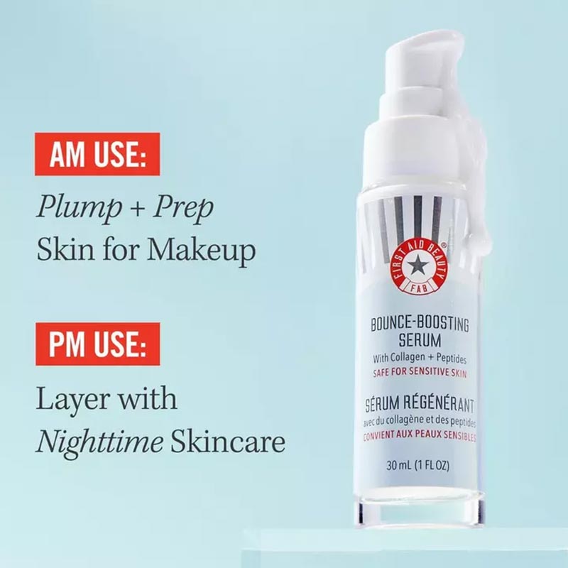 First Aid Beauty Bounce Boosting Serum with Collagen + Peptides Discontinued