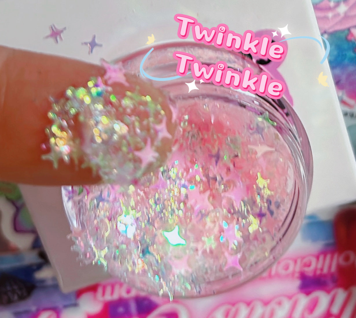 Inked Doll Cosmetics - TWINKLE TWINKLE MERMAID JELLY (FACE/BODY/HAIR) GLITTER GEL
