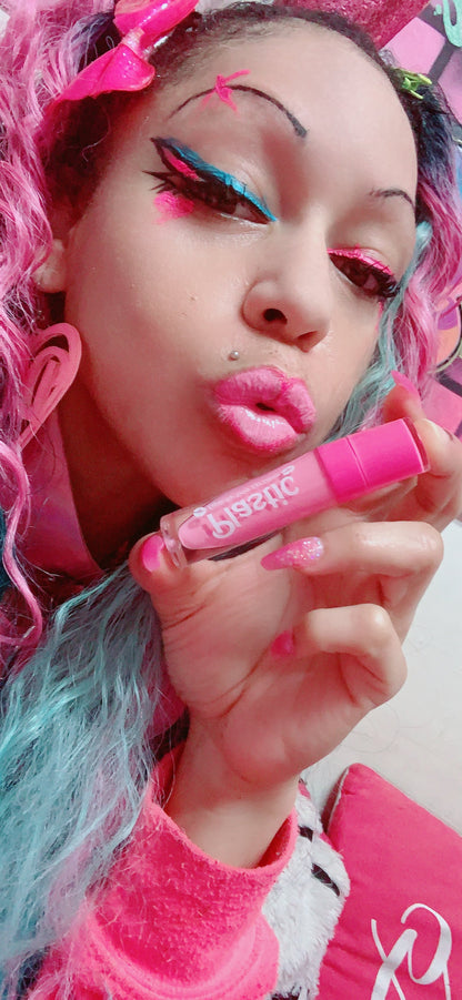 Inked Doll Cosmetics - *BRAT-A-TUDE* "PLASTIC" Explicily SEXY Lip Gloss