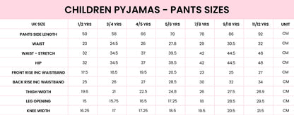 Girls Christmas Bow Pyjamas - Trousers Set