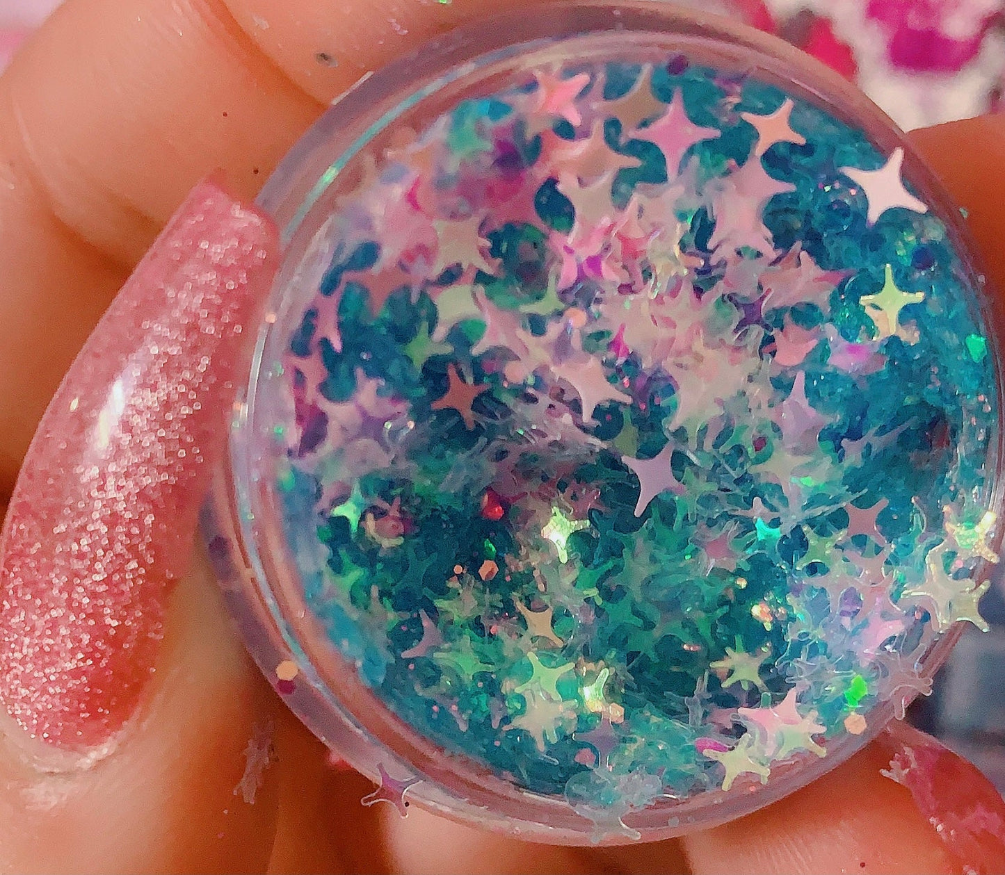 Inked Doll Cosmetics - COTTON CANDY BLUE Diamond Glow