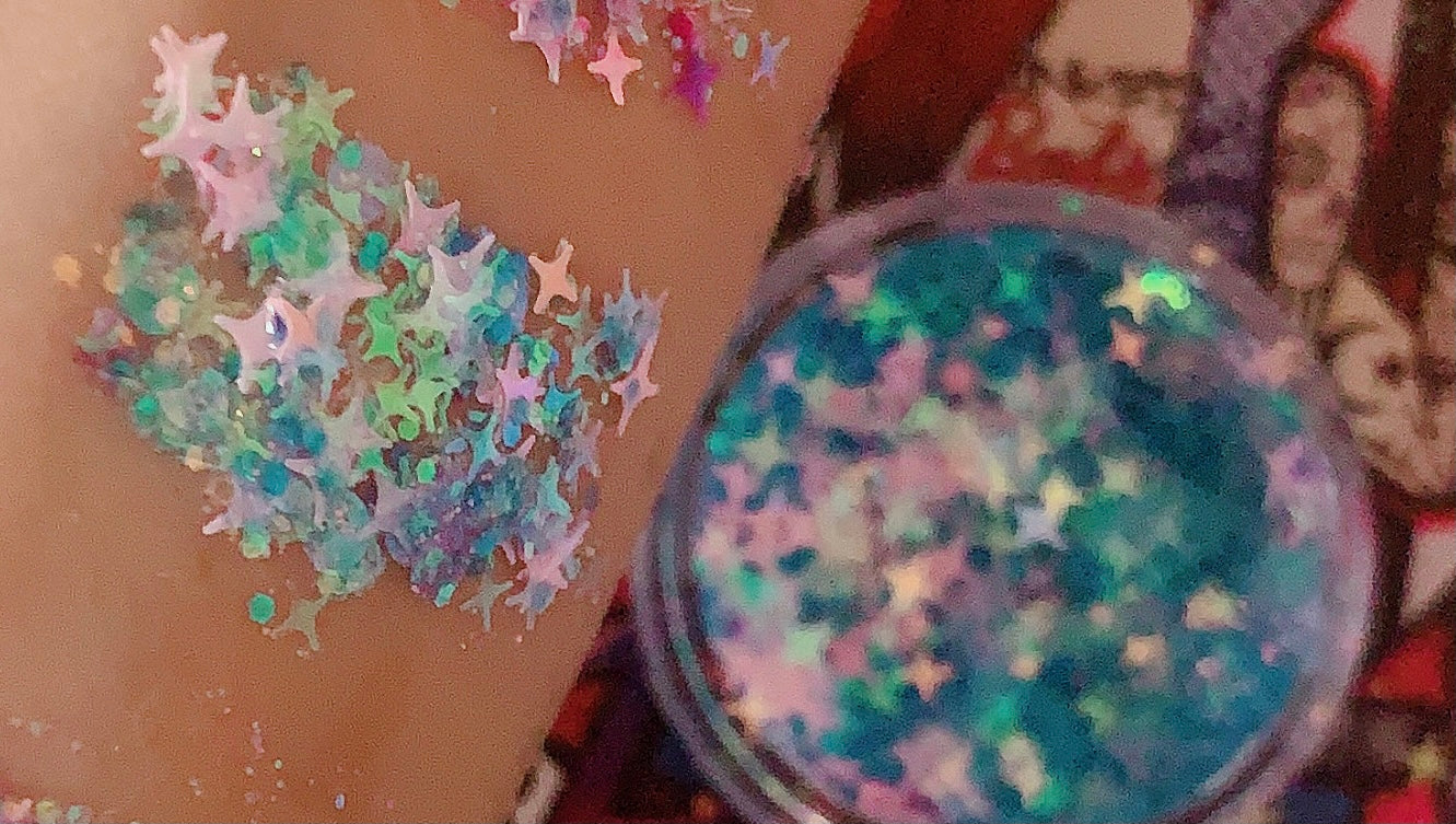 Inked Doll Cosmetics - COTTON CANDY BLUE Diamond Glow