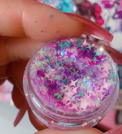 Inked Doll Cosmetics - CYBER GRAPE Diamond Glow