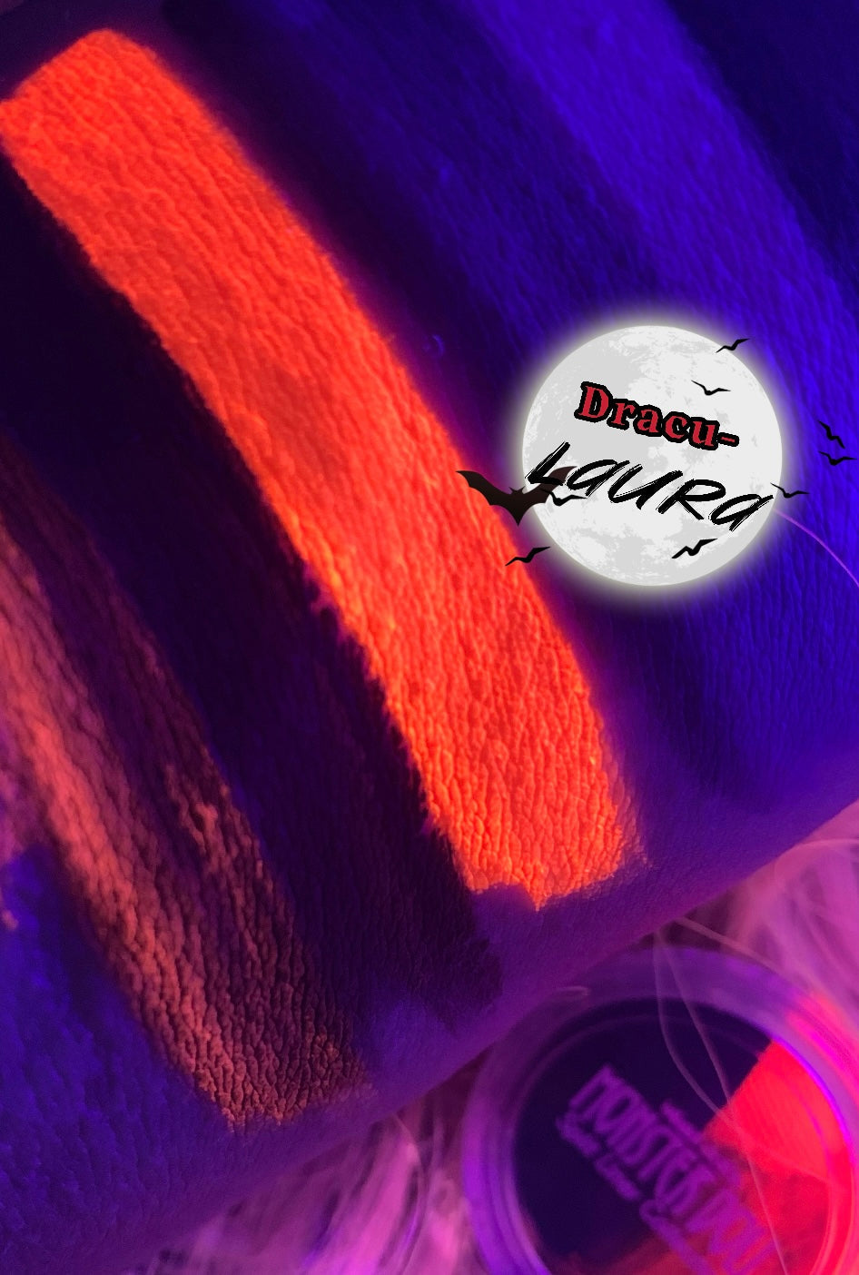 Inked Doll Cosmetics - (HUGE!) Monster Doll DRACULAURA *UV Neon/Pastel* Split Liner/Face/Body Paint