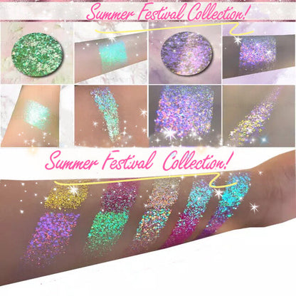 Inked Doll Cosmetics - SUN KISSED *LMT EDT* Summer Festival Pressed Glitter