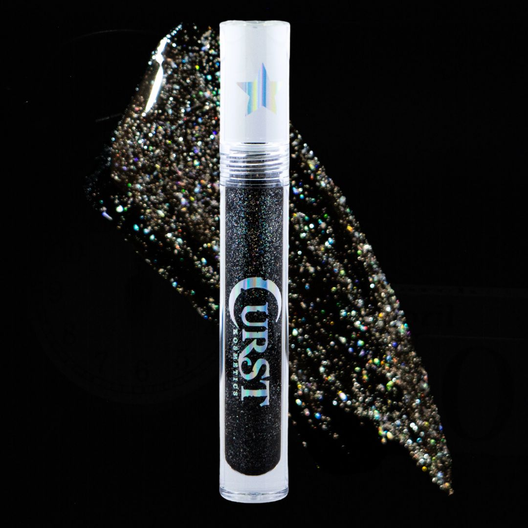 Curst Kosmetics - Holographic Lip Glitz - Black Magic