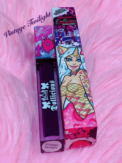 Inked Doll Cosmetics - The "PURPLES!!" DOLLICIOUS MATTE Vegan Liquid Lipstick