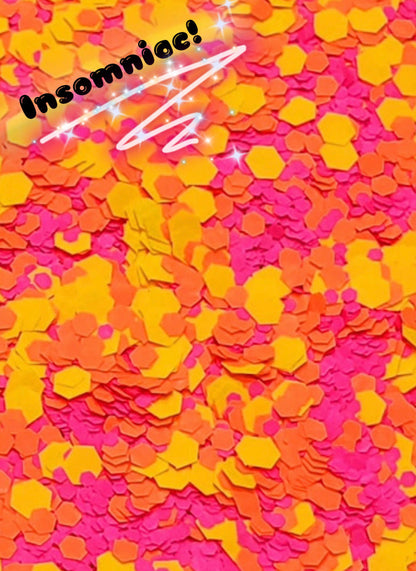 Inked Doll Cosmetics - "INSOMNIAC" *UV/BlackLight* Festival FunFetti