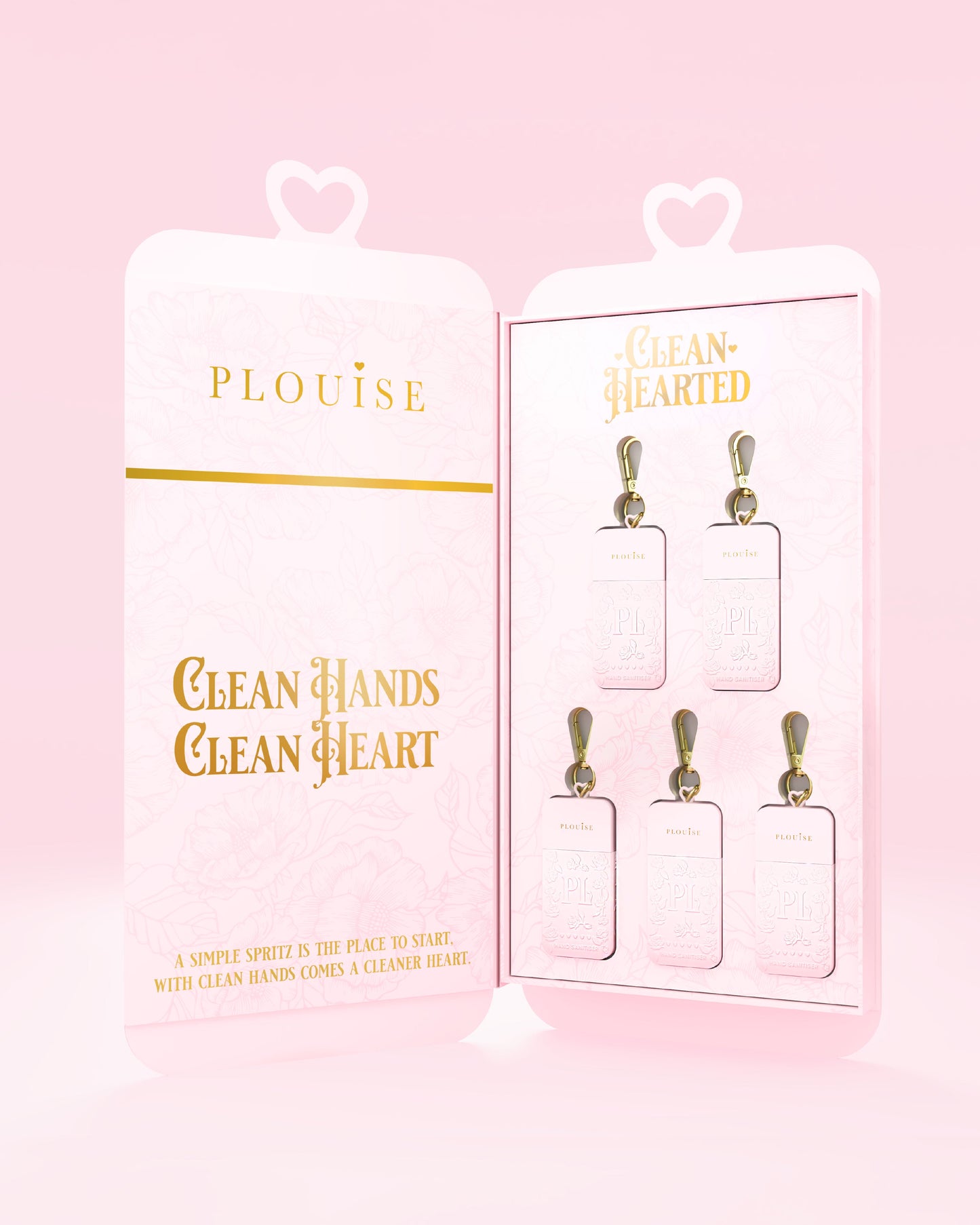 Clean Hands Clean Heart Cherry Hand Sanitiser Spray PR Gift Set
