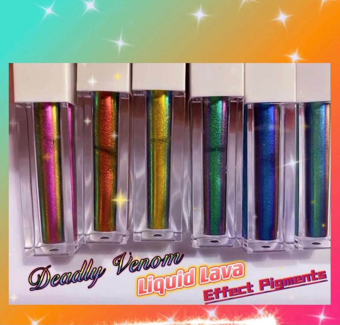 Inked Doll Cosmetics - "MUDDY PYTHON" Deadly Venom LIQUID LAVA Effect Pigments