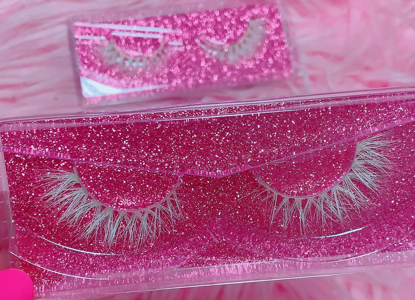 Inked Doll Cosmetics - *PORCELAIN FROST* (White) DreamDoll COLOR Lashes!