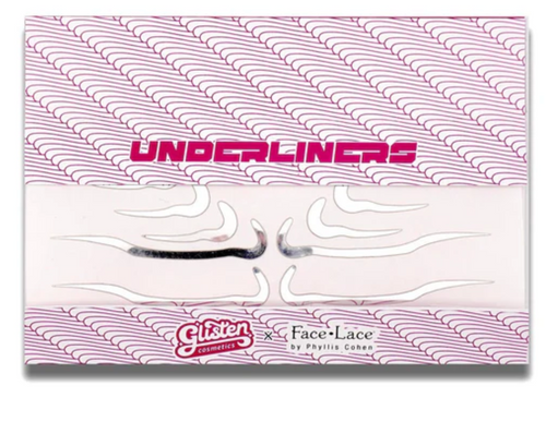 Face Lace x Glisten Cosmetics Underliners - Chrome Makeup Stickers