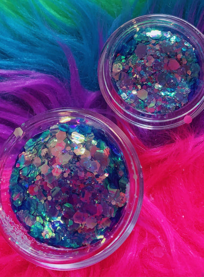 Inked Doll Cosmetics - SIBERIAN SEA PEARLS Festival Chunky Glitter