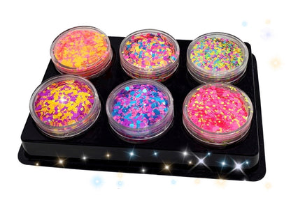 Inked Doll Cosmetics - "INSOMNIAC" *UV/BlackLight* Festival FunFetti