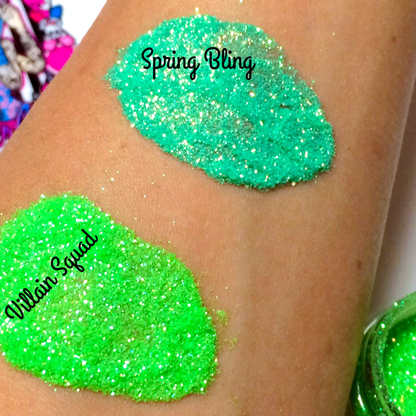 Inked Doll Cosmetics - VILLAIN SQUAD *UV* Iridescent Glamdoll Glitter