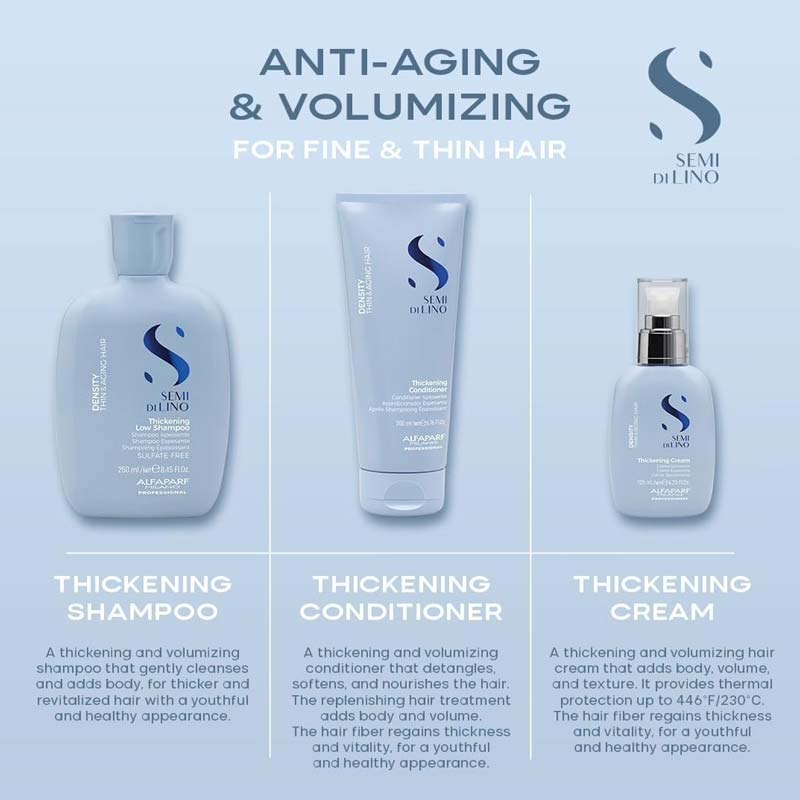 Alfaparf Semi Di Lino Density Thickening Conditioner For Thin Hair