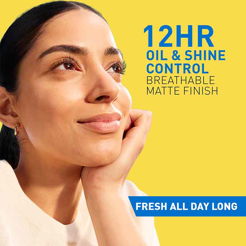 CeraVe Invisible Dry Touch Mattifying Fluid Face Sunscreen SPF 50