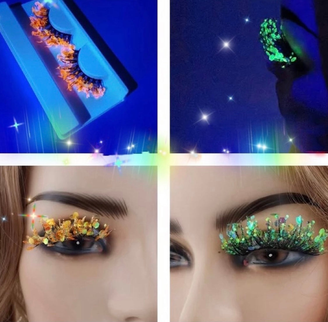 Inked Doll Cosmetics - TINKERBELL “FairyTopia” *UV* Glitter DreamDoll Lashes