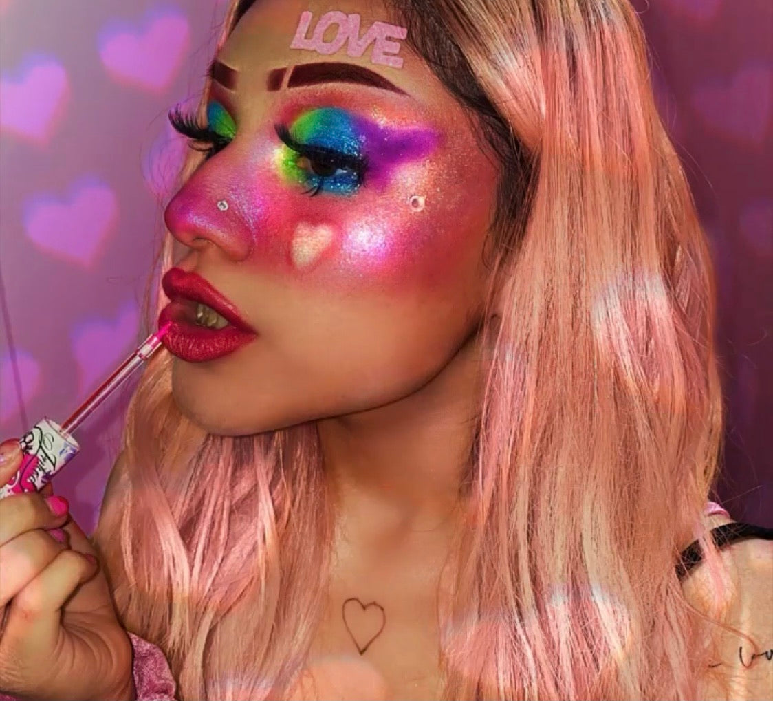 Inked Doll Cosmetics - NEON LIGHTS (24PC) *BLACKLIGHT!* Pigment/Glitter Pallete!