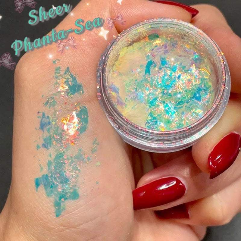 Inked Doll Cosmetics - SHEER PHANTA-SEA “Ice Glaciers” Gel Flakes
