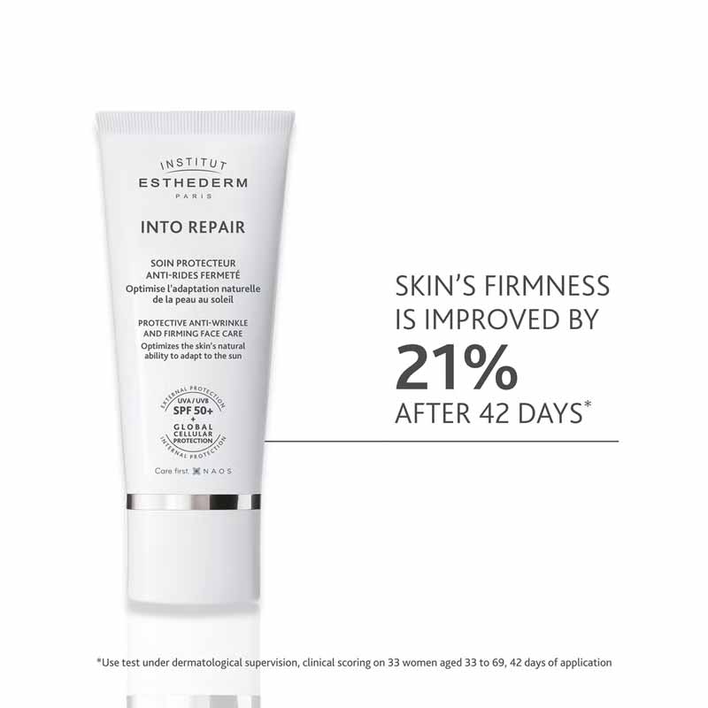 Institut Esthederm Into Repair Protective Anti Wrinkle and Firming Face Care SPF50+
