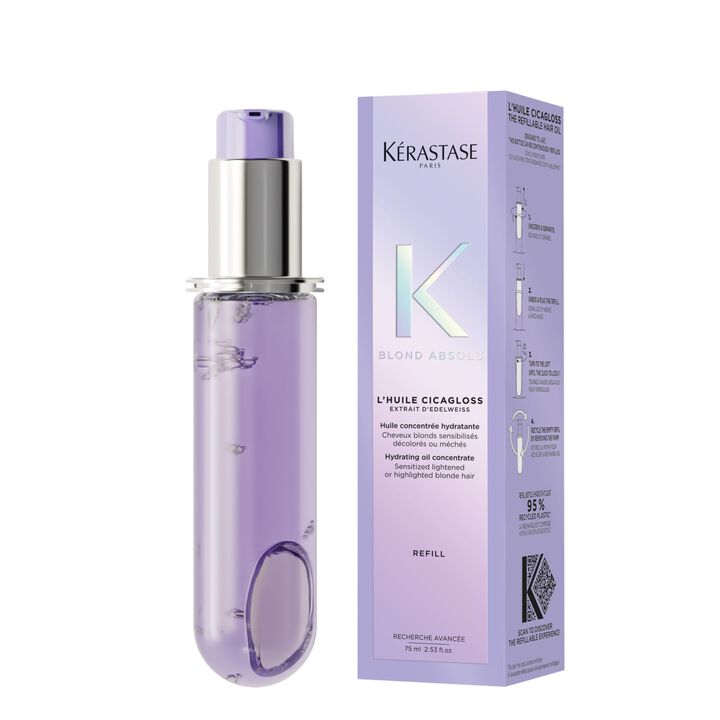 Kérastase Blond Absolu Huile Cicagloss Hair Oil In Refillable Bottle