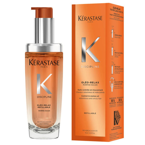 Kérastase Discipline Hair Oil For Frizzy Hair In Refillable Bottle