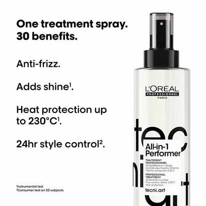 L'Oreal Professionnel Tecni.ART All in 1 Performer Multi-benefit Spray 30 Benefits