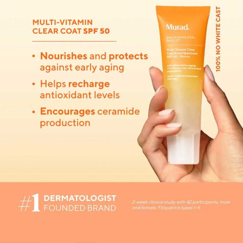 Murad Environmental Shield Mutli-Vitamin Clear Coat Broad Spectrum SPF 50 | PA++++